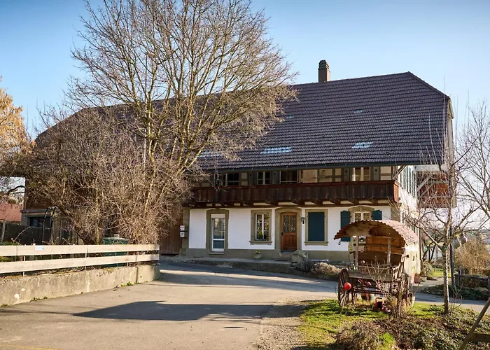Uelis-stoeckli-gaestezimmer Auf Bauernhof Mit Billiard Und Alpakatrekking Vakantieboerderij Meikirch